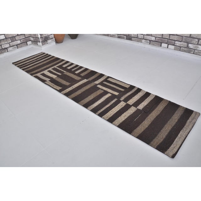Handwoven Anatolian Vintage Runner Rug For Sale In Phoenix - Image 6 of 9