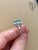 Antique Victorian Emerald and Solitaire Diamond Ring in Platinum Estate For Sale - Image 10 of 18