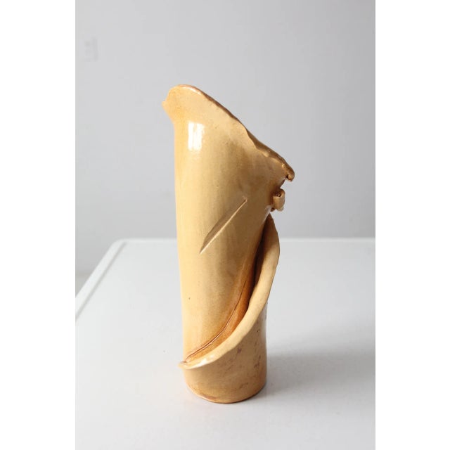 Free Form Studio Pottery Vase Circa 1999 For Sale - Image 10 of 13