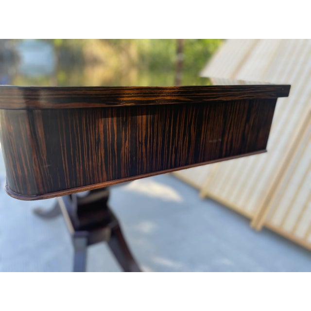 Console Table in Macassar Ebony With Boxwood Lines by John Richard For Sale - Image 11 of 12