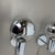 Motoko Ishii Set of Silver Cubic Wall Lights by Motoko Ishii for Staff Lights, 1970s, Set of 5 For Sale - Image 4 of 18