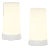 LEDWhite Flickering Light Designer Candle with Remote and Magnet (Set of 2) For Sale