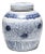 Chinese Blue & White Trailing Vines Jar For Sale