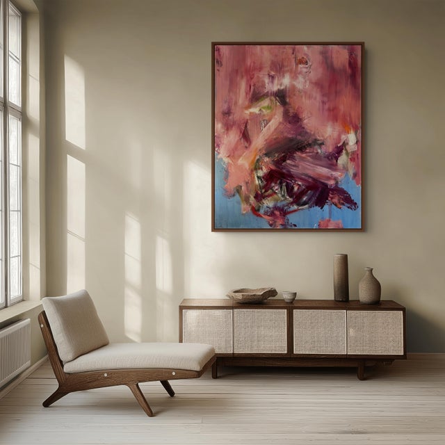 Tommaso Fattovich Contemporary Abstract Oil and Acrylic on Canvas "Skynet" by Tommaso Fattovich For Sale - Image 4 of 5