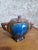 Blue Art Deco Vallauris Coffee Service with Cobalt Blue Flamed Glaze, 1950s, Set of 15 For Sale - Image 8 of 18