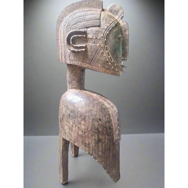 Guinean Artist, Large Baga Nimba Statue, 1800s, Wood For Sale - Image 3 of 6