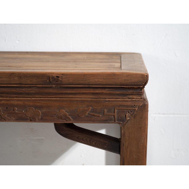Antique Bench Table in Pine, 1900s For Sale - Image 5 of 12