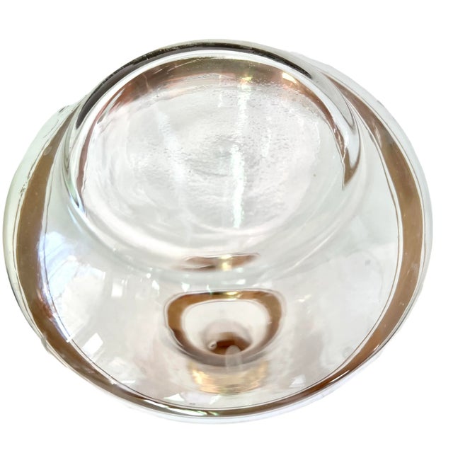 Mid Century Modern Gold Band Liquor Wine Cordials & Decanter Set- 3 Pieces For Sale - Image 12 of 13