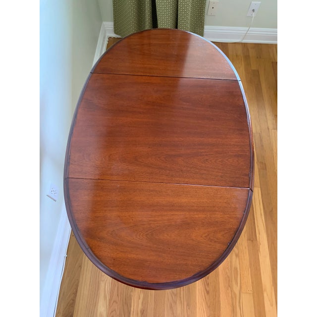 English Drexel Heritage Butterfly/Drop Leaf Side Table For Sale - Image 3 of 12