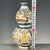 Vintage Chinese Famille Rose "Five Blessings" Double Gourd Vase With 1977 Art Gallery Label For Sale - Image 4 of 9