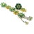 Sazingg Tsavorite & Yellow Sapphire Convertible Drop Earrings in 18k White Gold, A Pair For Sale - Image 11 of 13
