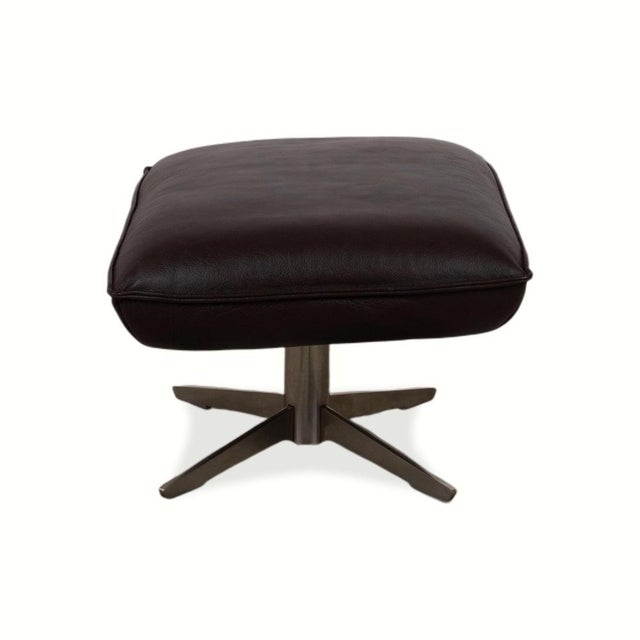 Brown Leather Fenja Stool from Koinor For Sale - Image 12 of 13