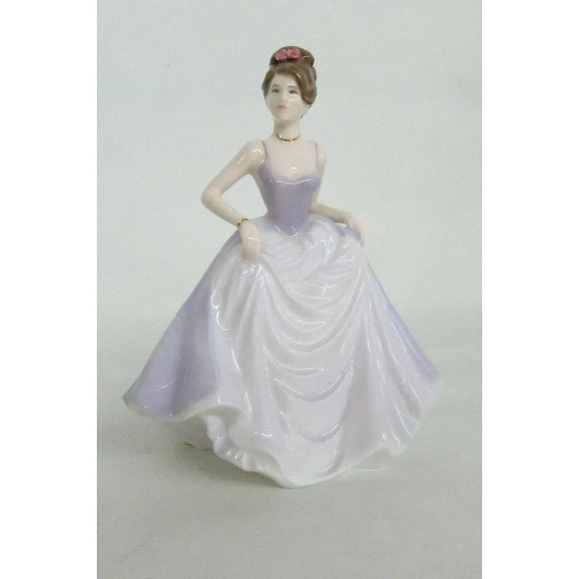 English Coalport Good Luck English Bone China Porcelain Small Figurine For Sale - Image 3 of 11