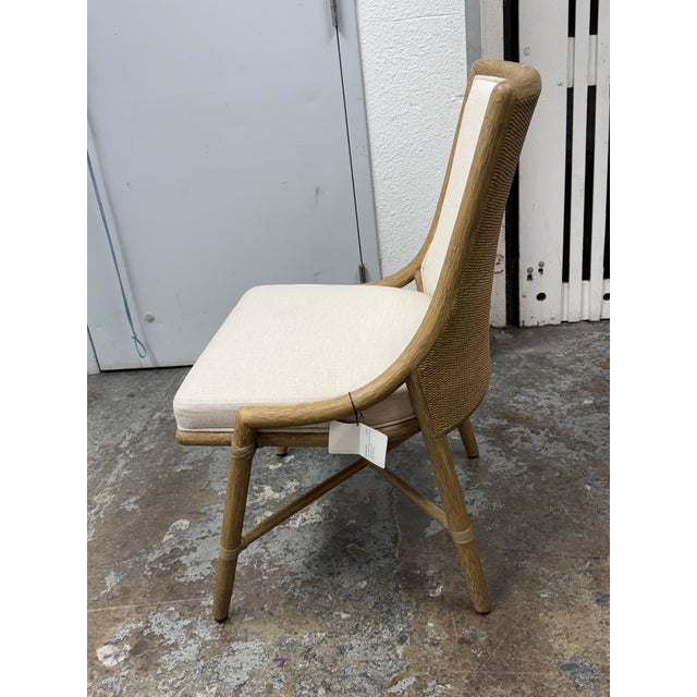 McGuire Laura Kilar for McGuire Passage Cane Back Side Chair For Sale - Image 4 of 12