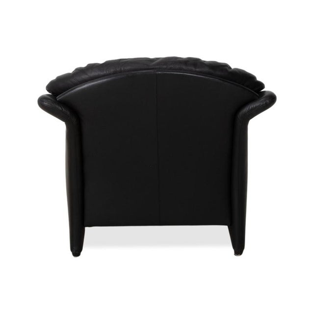 Scarlett Lounge Chair in Black Leather from Walter Knoll / Wilhelm Knoll For Sale - Image 10 of 13