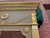 This is an elegant mid-century vintage Hollywood Regency style cabinet. This cabinet has elegant hand painted and gilded...