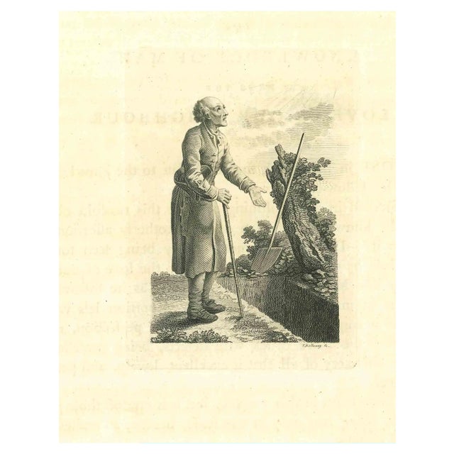 Thomas Holloway, The Physiognomy: The Prayer, Original Etching, 1810 For Sale