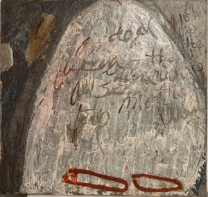 Jay Milder, Untitled Composition Abstract Expressionist Oil Painting Jay Milder, 1960