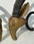 Metal 1970s Two Tone Brass Ibex Ram Dining Table - Set of 2 For Sale - Image 7 of 12