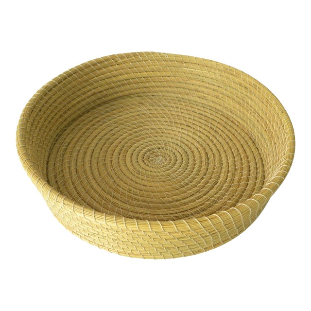 HandWoven Wicker Natural Vegetable Fiber Basket Chairish
