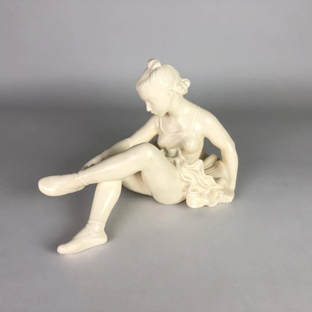 Ballerina Statue from Jihokera, 1960s For Sale - Image 4 of 10