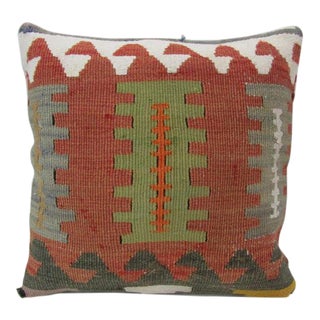 Handmade Turkish Kelim Pillow For Sale