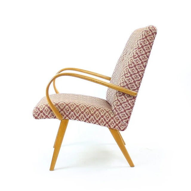 Mid-Century Armchair from TON, Czechoslovakia, 1960s For Sale - Image 16 of 17