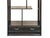 Asian Inspired Asymmetrical Dark Brown Shelving Display Cabinet Divider For Sale - Image 9 of 12
