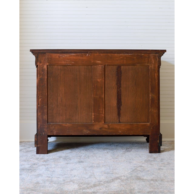 Wood 19th C French Louis Philippe Walnut Two Door Buffet, Sideboard, Enfilade For Sale - Image 7 of 14