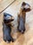 1920s Cast Ion Hubbly Boston Terriers Door Stops -Pair For Sale - Image 4 of 8