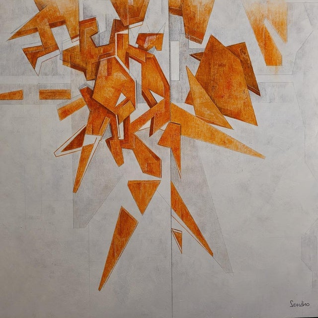 Early 21st Century Julio Sendino, Dispersio, 2023, Oil on Canvas For Sale - Image 5 of 17