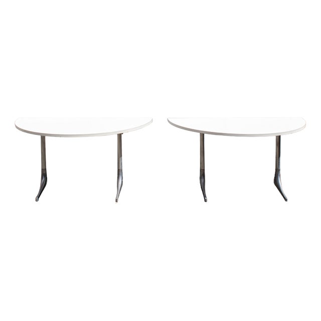 Console Tables by George Nelson for ICF, 1968, Set of 2 For Sale