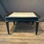 Black French Neoclassical Carrara Marble Top Ebonized Black Coffee Table For Sale - Image 8 of 10