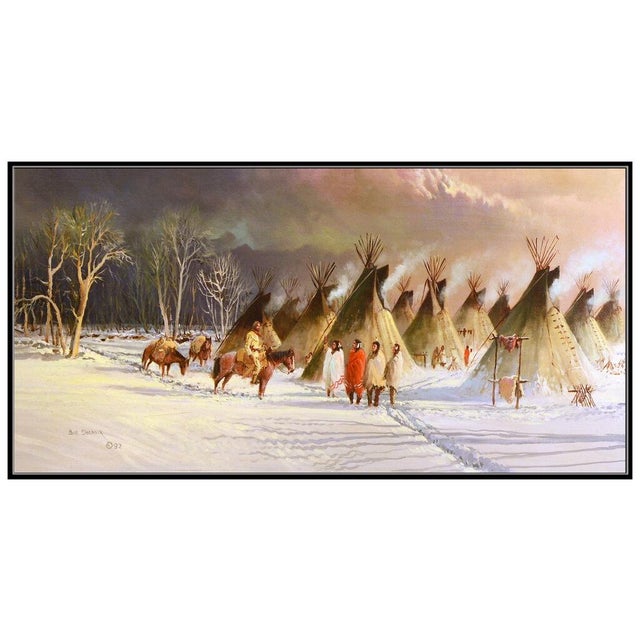 Realism 1990s Winter Visitor, Bill Shaddix For Sale - Image 3 of 7