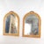 Rattan and Copper Mirrors, 1970s, Set of 2 For Sale - Image 12 of 15