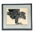 Vintage Framed Hawk Woodcut Art For Sale
