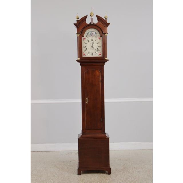 Age: Approx: 20 Years Old Details: Removable Bonnet Top Bracket Feet High Quality Construction Pediment Top w. Finial 18...