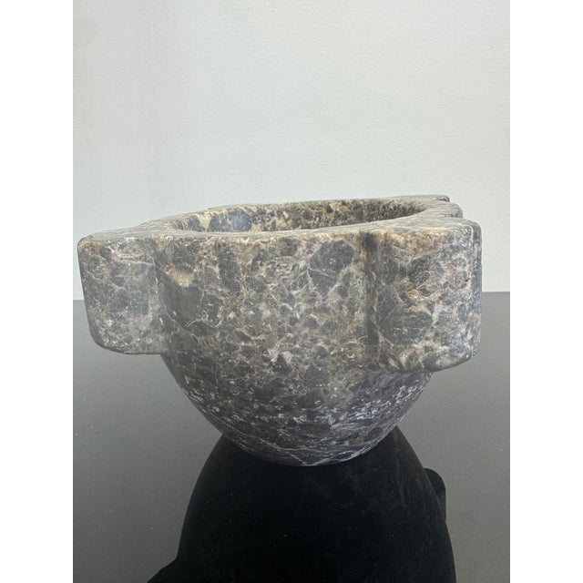 Early 21st Century 19th Century Spanish Mortar Bowl For Sale - Image 5 of 13