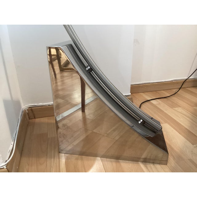 Steel Arched Floor Lamp with Telescopic Stem by Lam Bologna, 1960s For Sale - Image 11 of 14