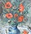 Friedrich Kunitzer, Still Life with Poppies & Jug, 1970s, Oil on Canvas, Framed For Sale - Image 13 of 13