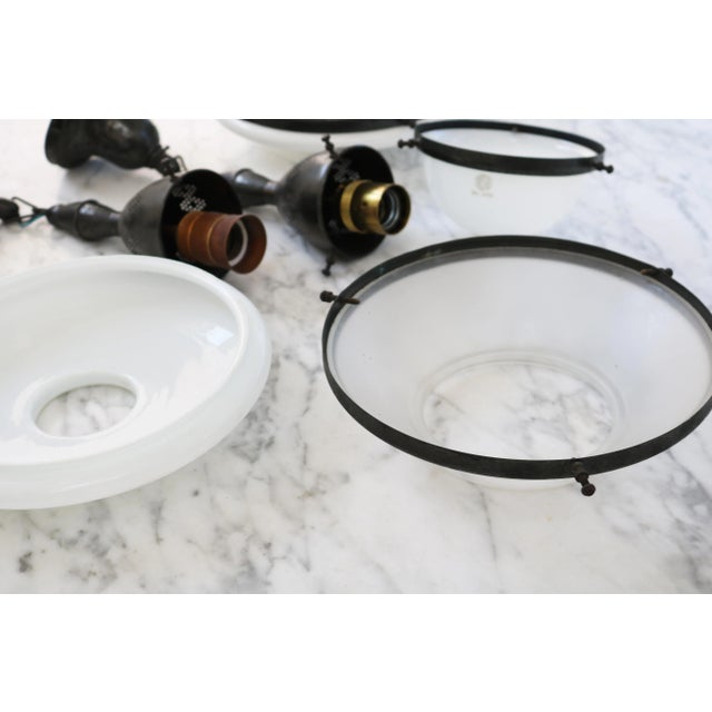 Bauhaus Art Deco Ceiling Lights from Dr. Ing. Schneider & Co., 1920, Set of 2 For Sale - Image 12 of 13