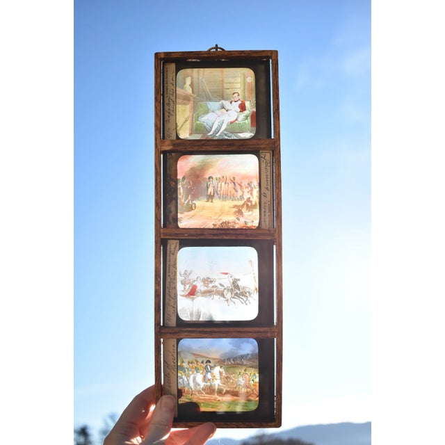 Victorian Antique Napoleon Bonaparte Magic Lantern Slides For Sale - Image 3 of 13