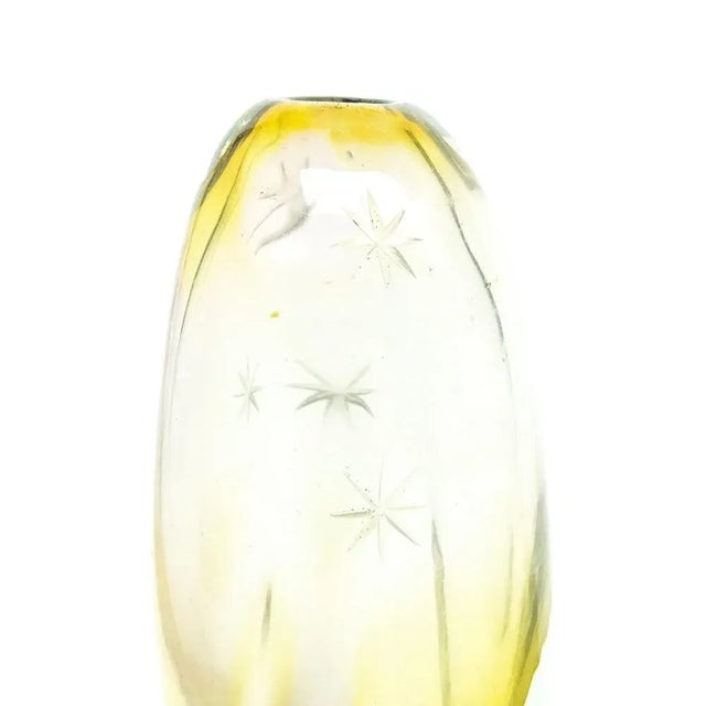 Vase by Hanna Machanovska for Mstisov Glassworks, Czechoslovakia, 1960s, in Very Good conditions. Designed 1960 to 1969 I...