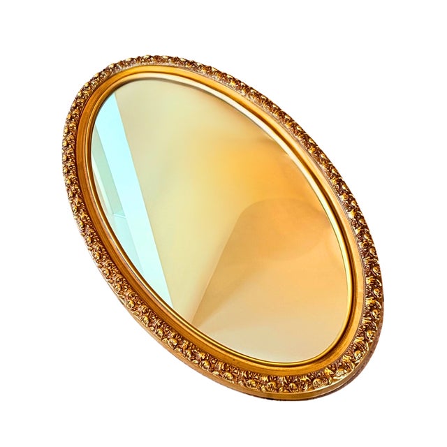 Exceptional Vintage Oval Mirror**Large Ornate Frame w/Intricate Scrollwork**OBO** This is an elegant oval mirror featuring...