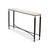 Narrow Minimalist Marble Top Console Table For Sale In Raleigh - Image 6 of 11