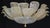 Italian Dubai, Large Size Murano Glass Gold Flush Mount, 1970s For Sale - Image 3 of 12