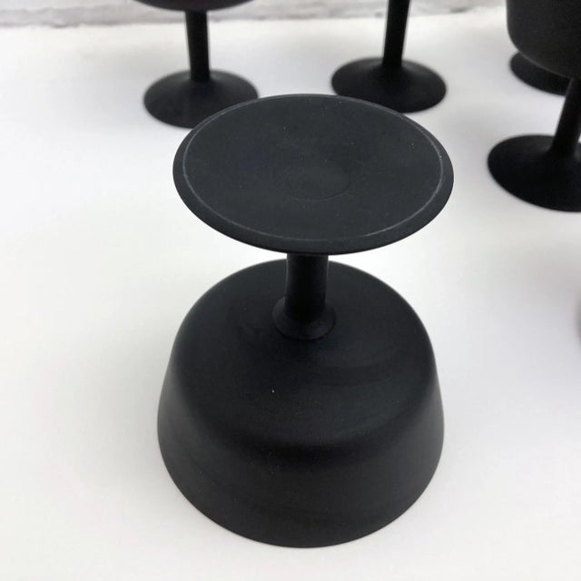 Glass Vintage Carlo Moretti Satin Cased Glass Ice Cream Bowl Eames Era, Set of 8 For Sale - Image 7 of 8