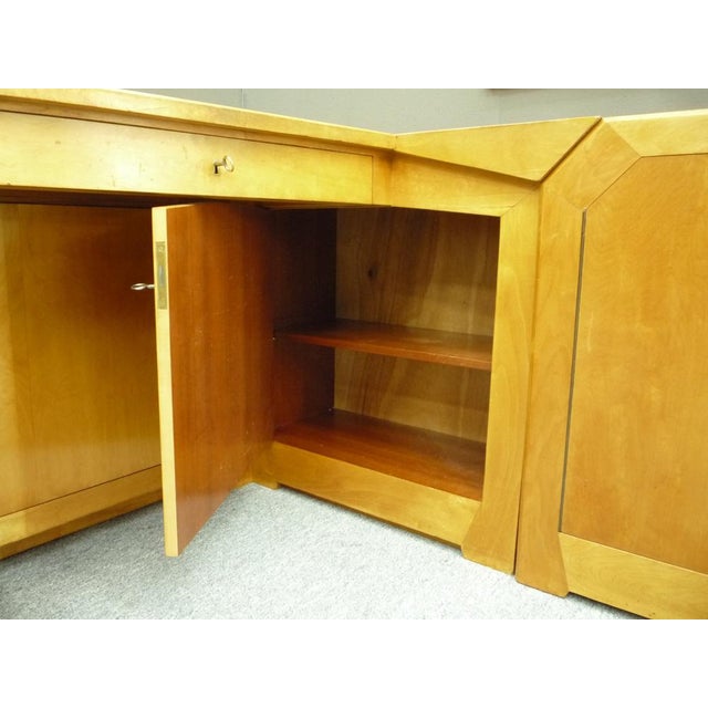 Anthroposophical Furniture Installation with Desk by Felix Kayser for Schiller Möbel, 1940s, Set of 3 For Sale - Image 15 of 17