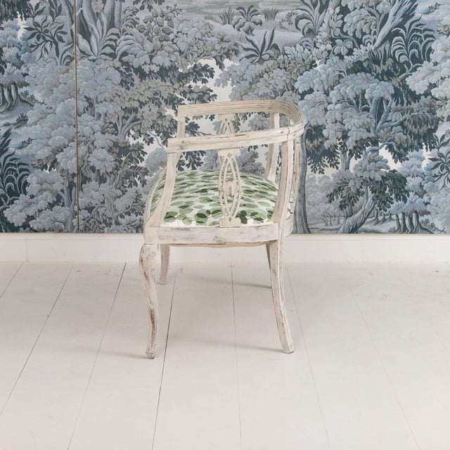 Early 20th Century Italian Art Deco Settee Bench in Original Paint, Circa 1920 For Sale - Image 5 of 13