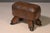 1930s Vintage Leather Gymnastics Stool, Former Czechoslovakia, 1930s For Sale - Image 5 of 9